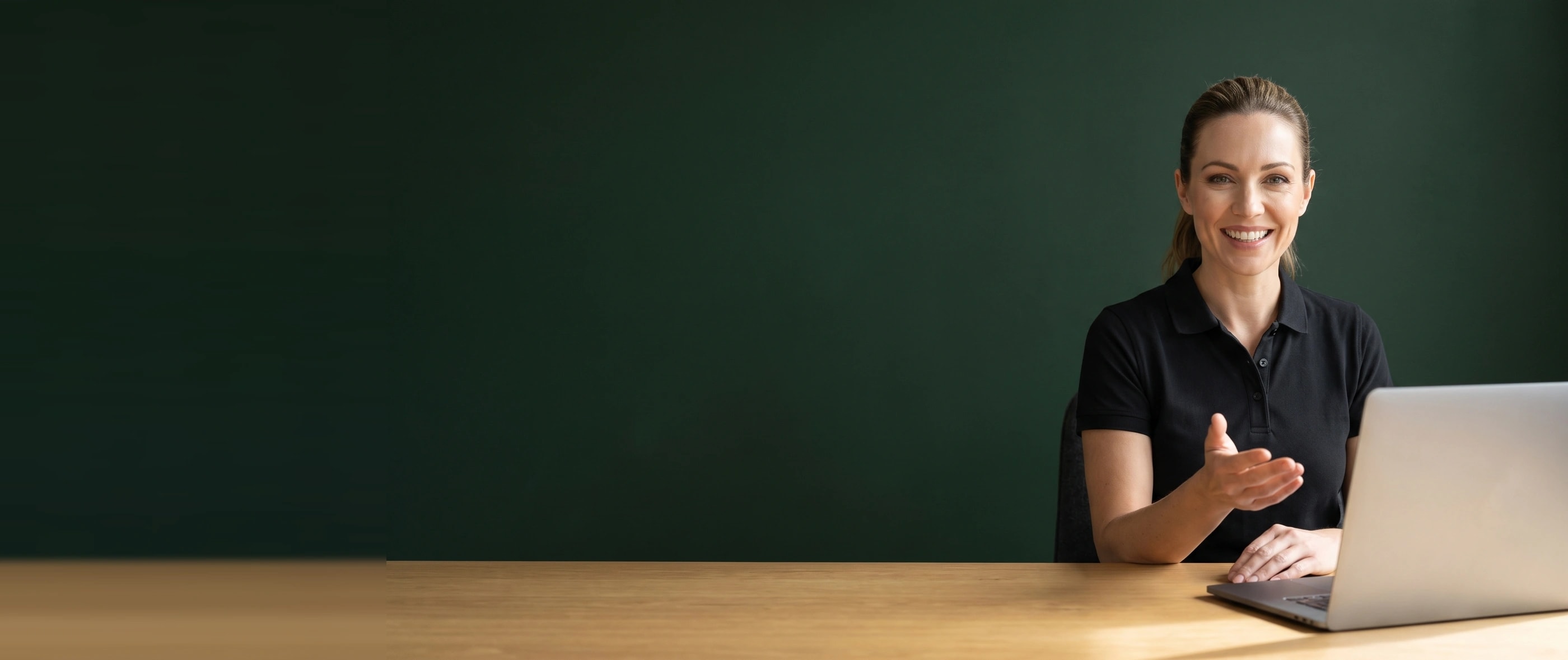 Ivologist health coach at her desk, greeting you on a video call