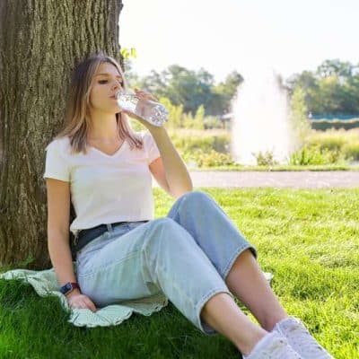 Seek Shade And Limit Outdoor Activities illustration