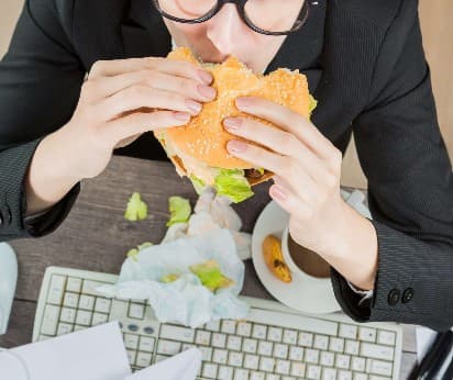 Hectic Lives = Bad Habits illustration