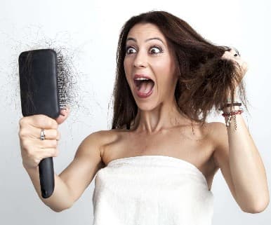 Severe Hair Loss And Iron illustration
