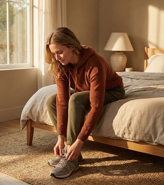 Lady Posing for Picture