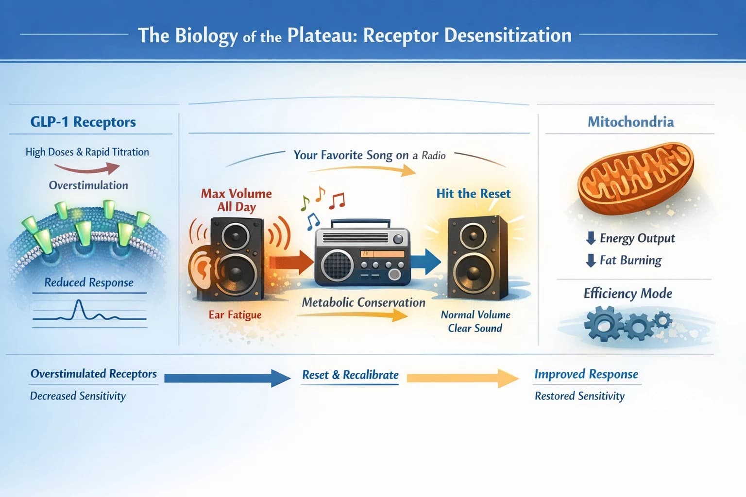 The Biology of the Plateau: Receptor Desensitization illustration
