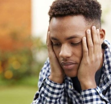 Reduction in Depression Symptoms illustration