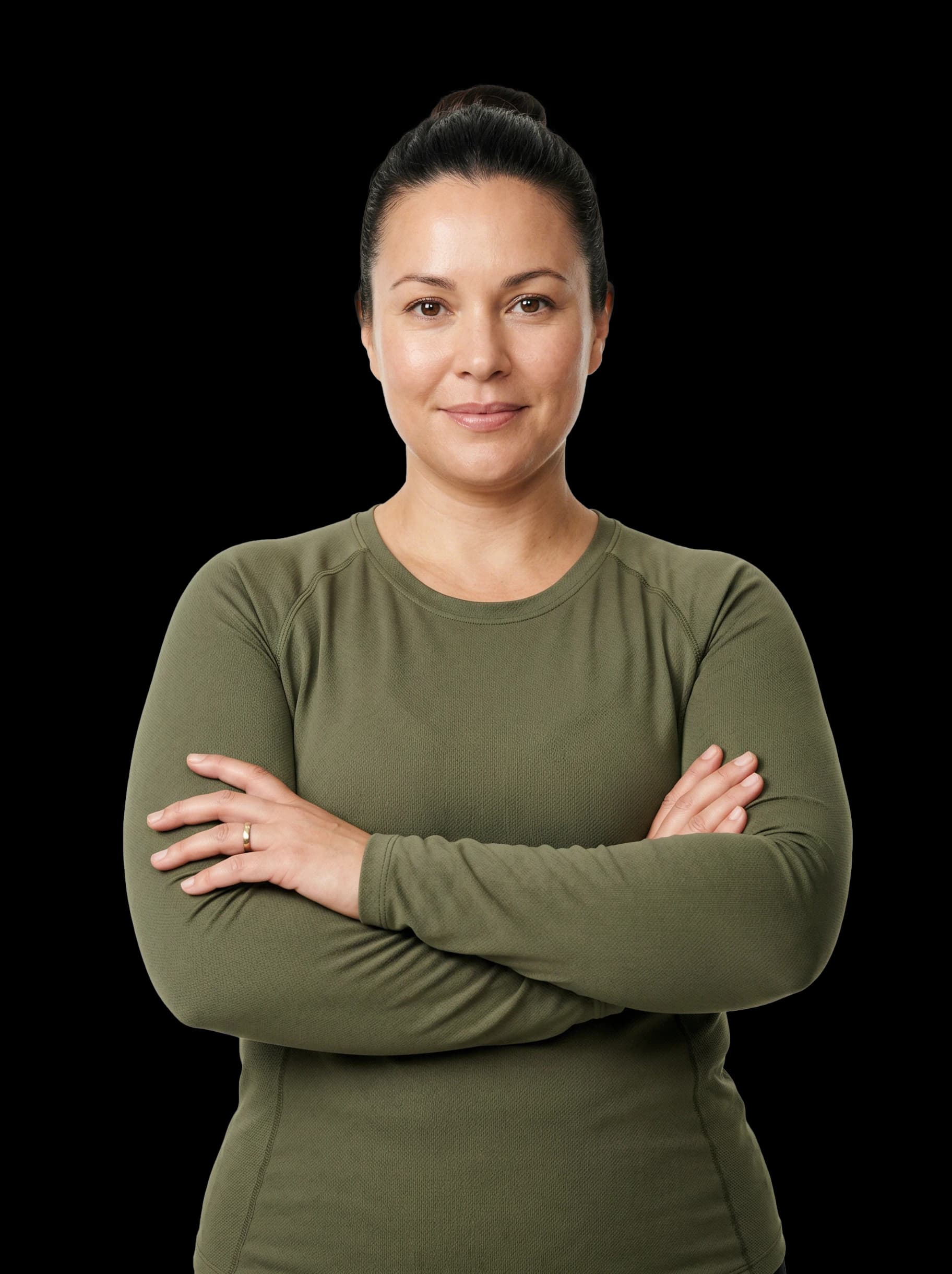Woman in fitness attire