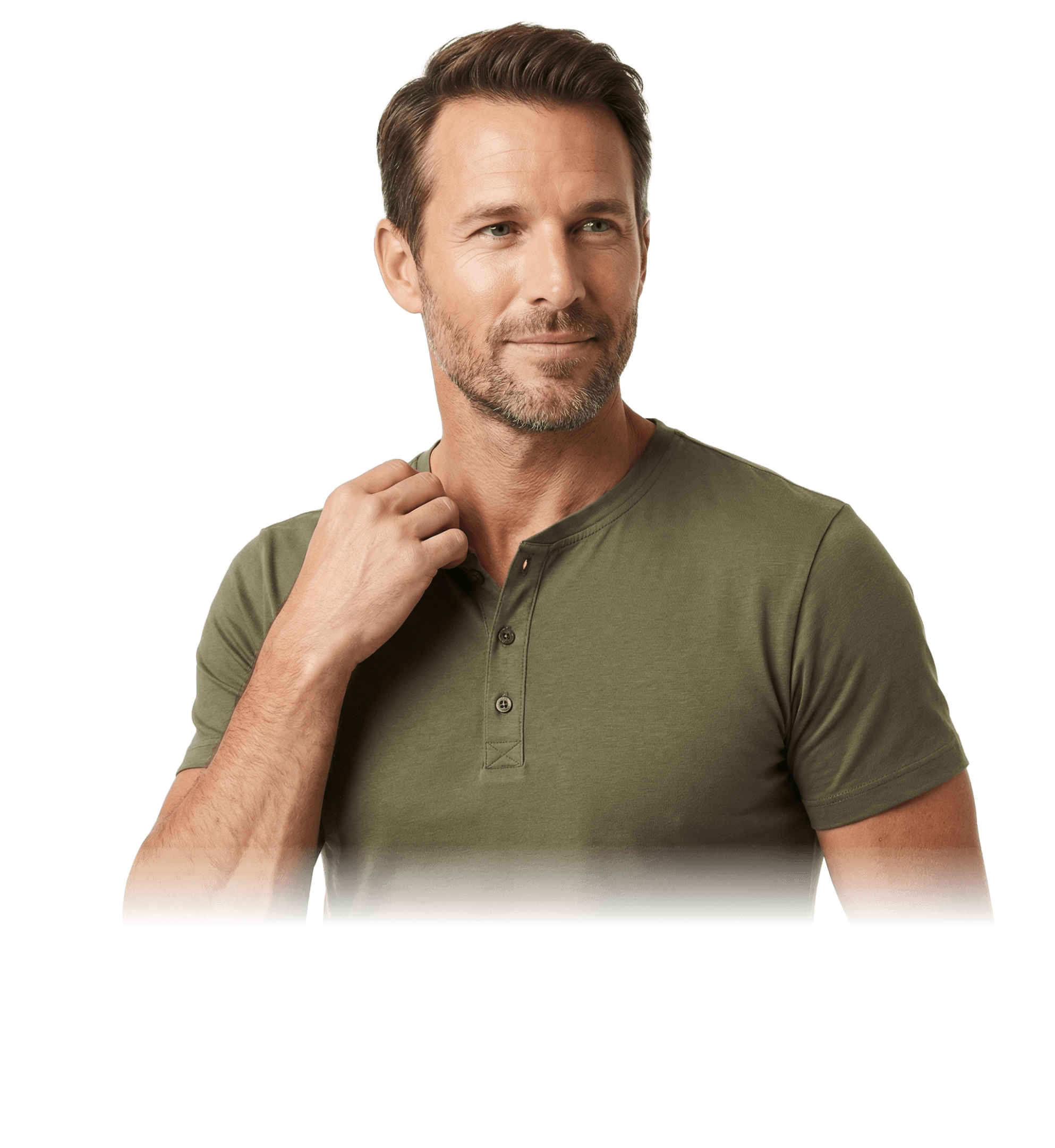 Man smiling
