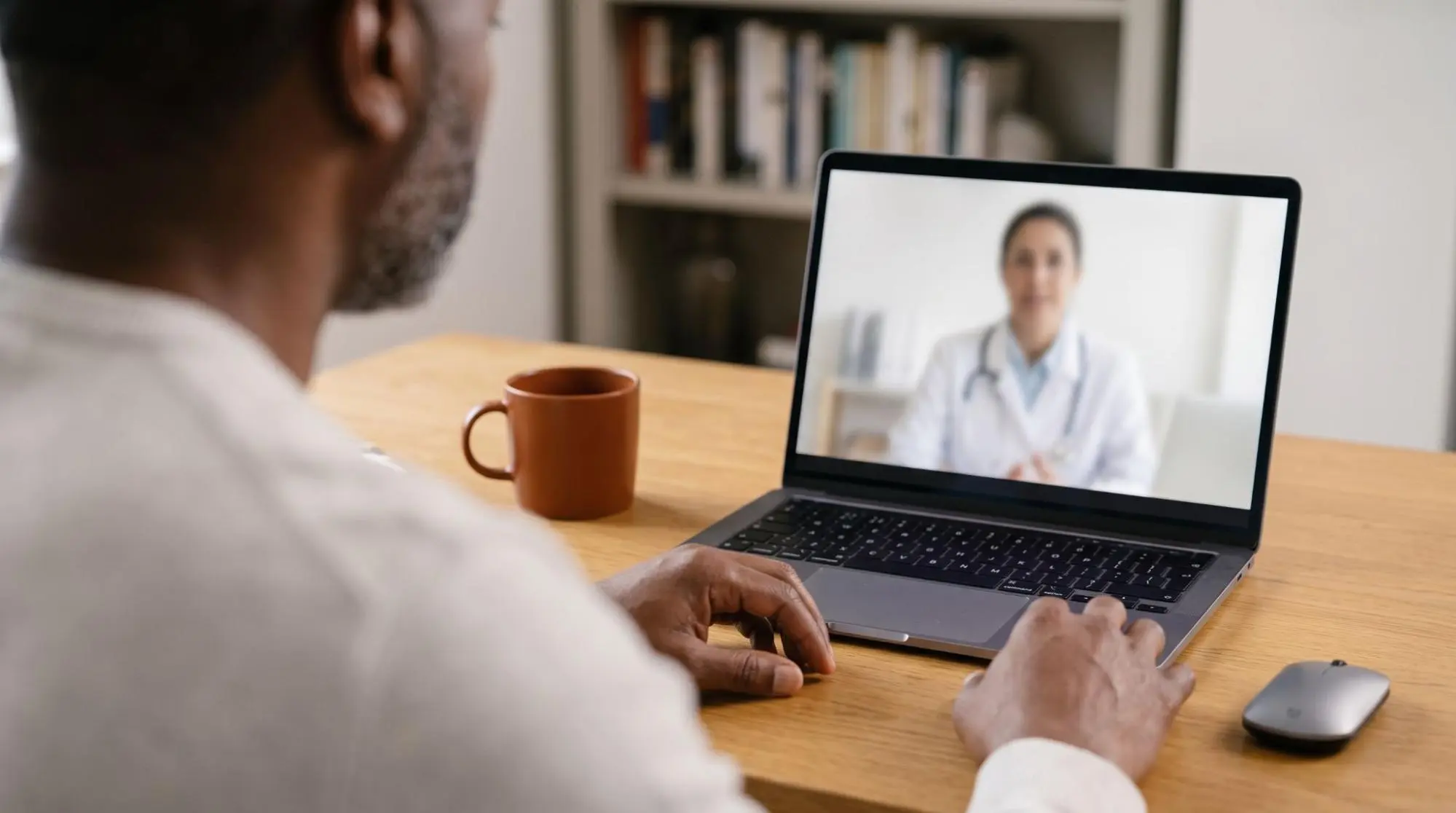 Doctor discussing hormone therapy and safety with patient